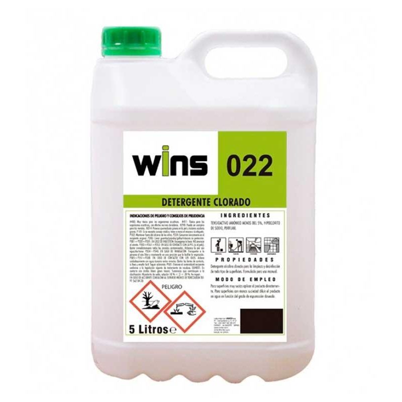 Limpiador multiusos clorado Wins 022 5L