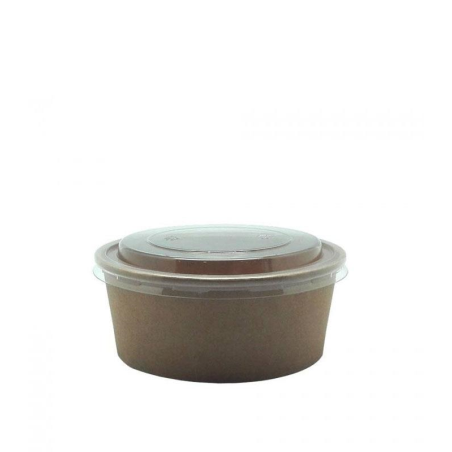 Ensaladera cartón kraft 500ml 300 uds