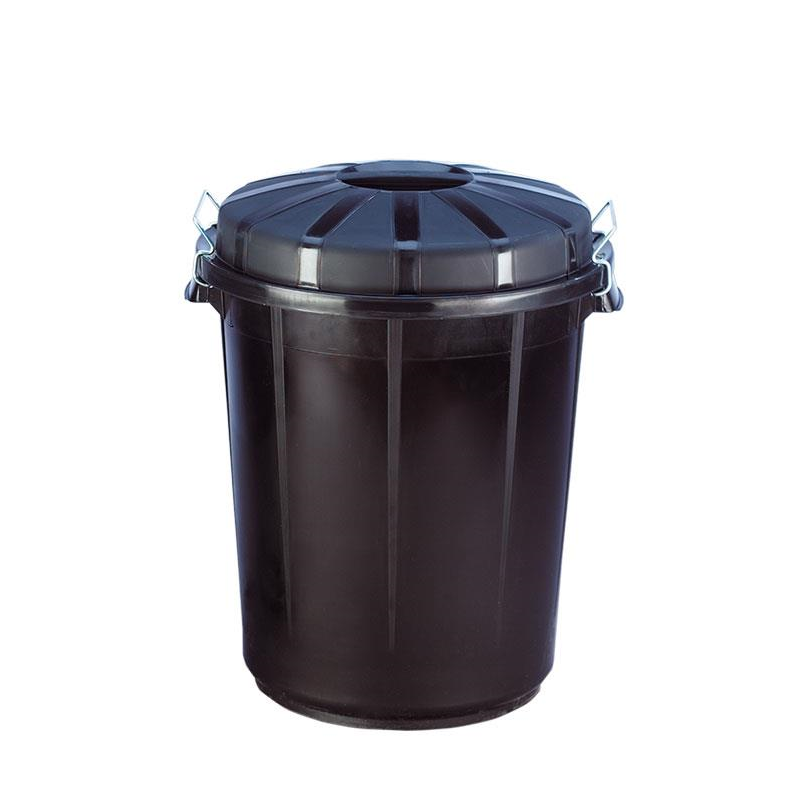 Cubo de residuos con tapa Denox 70L 1ud