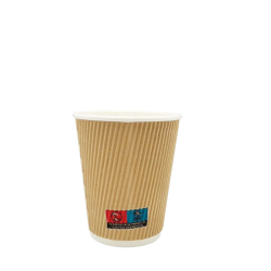 Vaso cartón corrugado 240ml 500uds