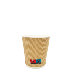 Vaso cartón corrugado 120ml 500uds