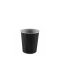 Vaso cartón corrugado negro 240ml 500uds