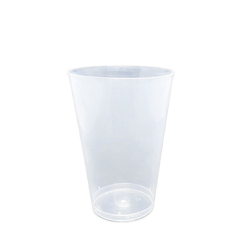 Vaso sidrero plástico transparente 400cc 300uds