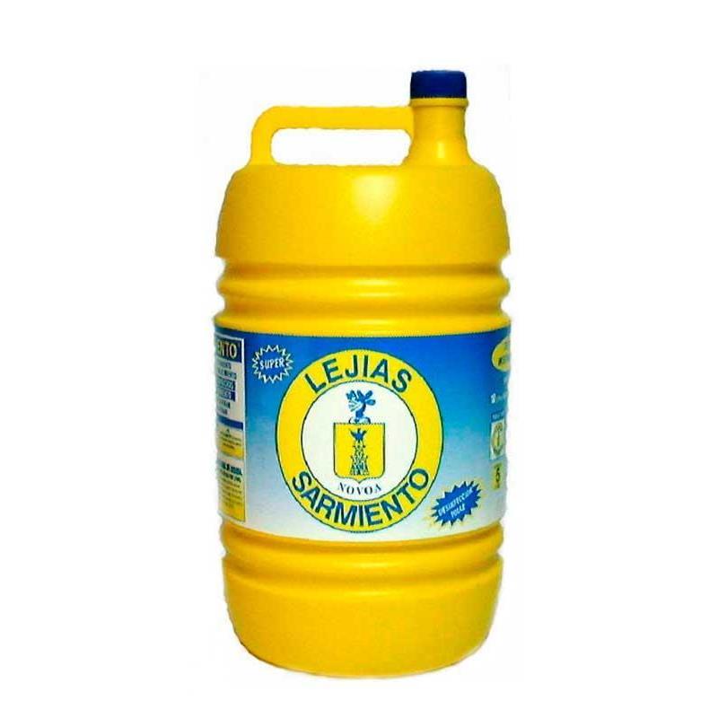 Lejía desinfectante uso general Sarmiento 3x5L