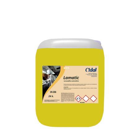 Detergente lavavajillas Cidal Lamatic 24Kg sin espuma