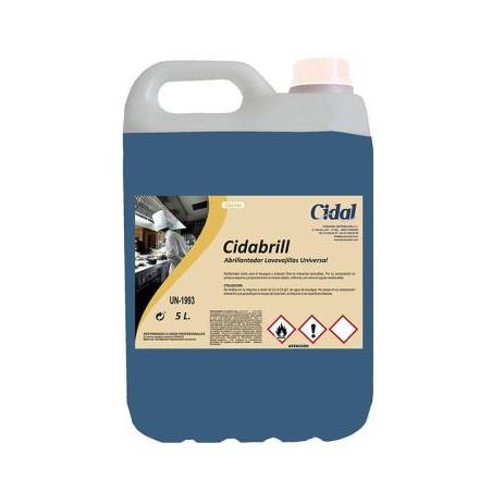 Abrillantador para lavavajillas Cidal Cidabrill líquido 5L