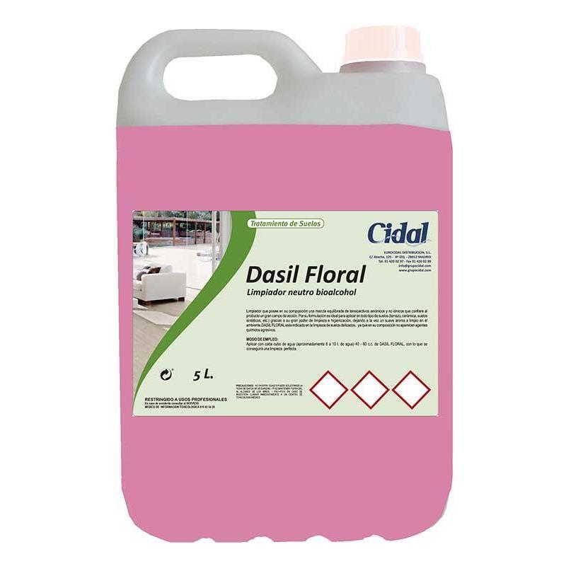Limpiador multiusos neutro Dasil Floral 5L