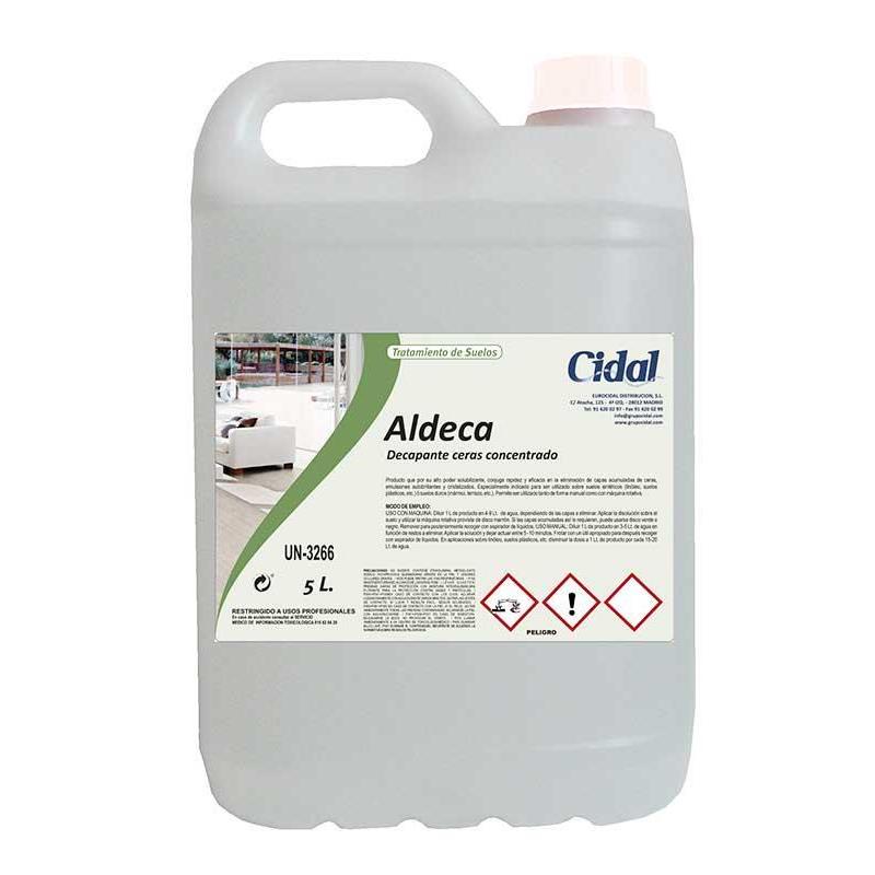 Decapante de cera concentrado Cidal Aldeca 5L