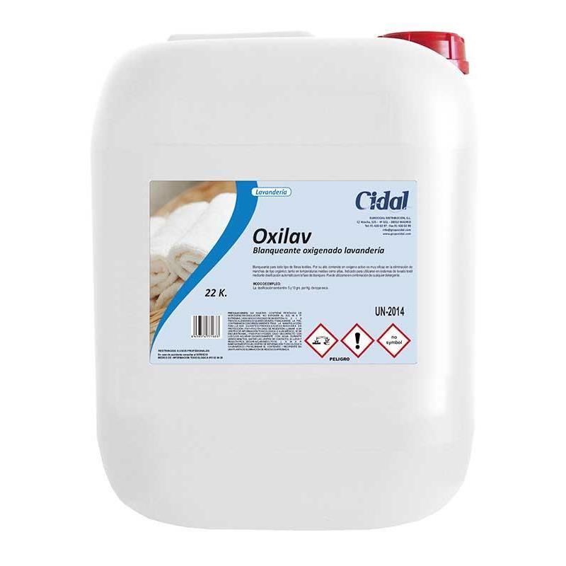 Blanqueante oxigenado Cidal Oxilav para todo tipo de textiles