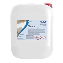 Detergente blanqueante clorado Cidal Clomat 24kg