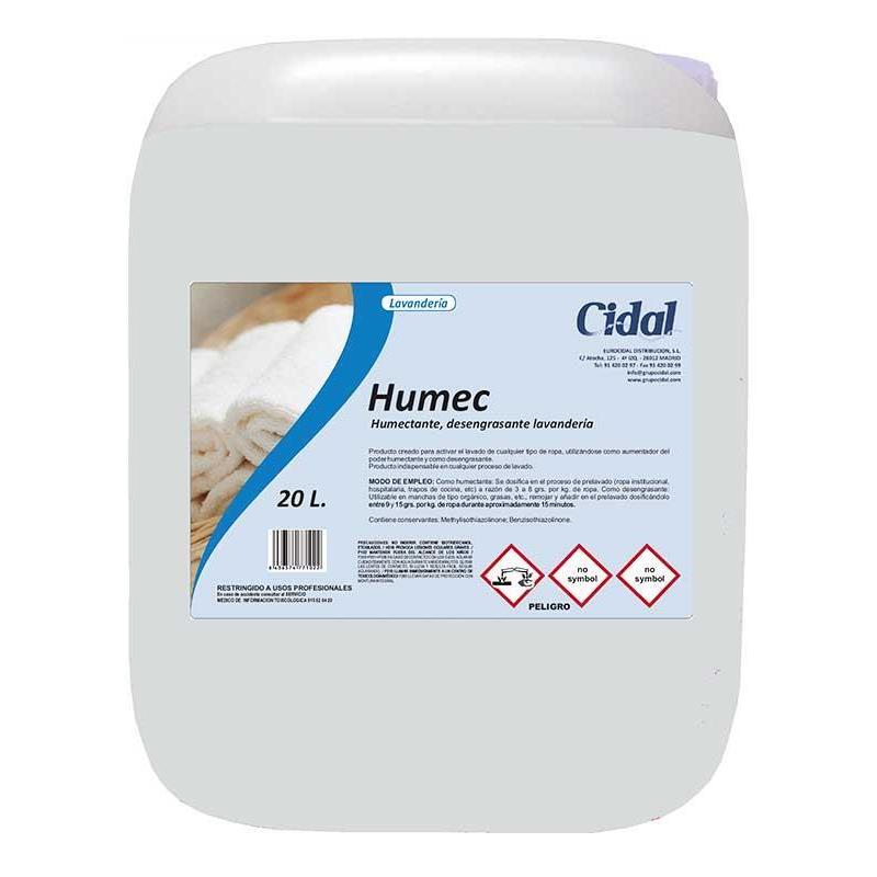 Humectante desmanchante Cidal Humec 20L