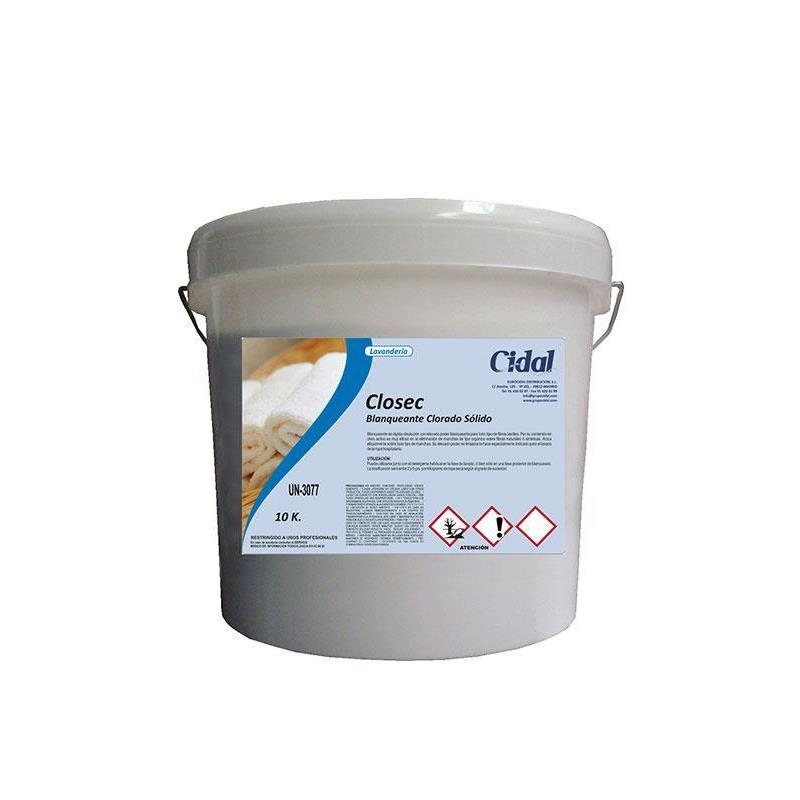 Blanqueante clorado sólido Cidal Closec 10kg