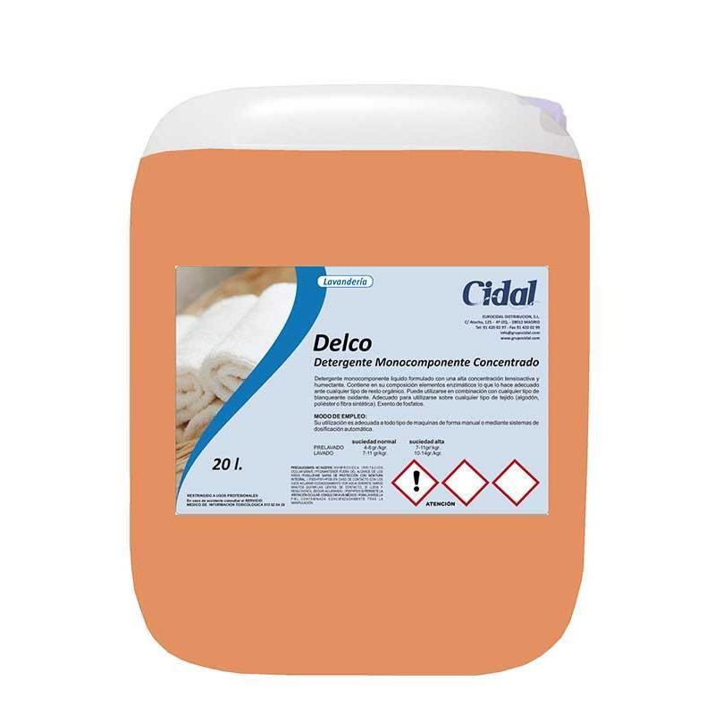 Detergente monocomponente Cidal Delco 20L