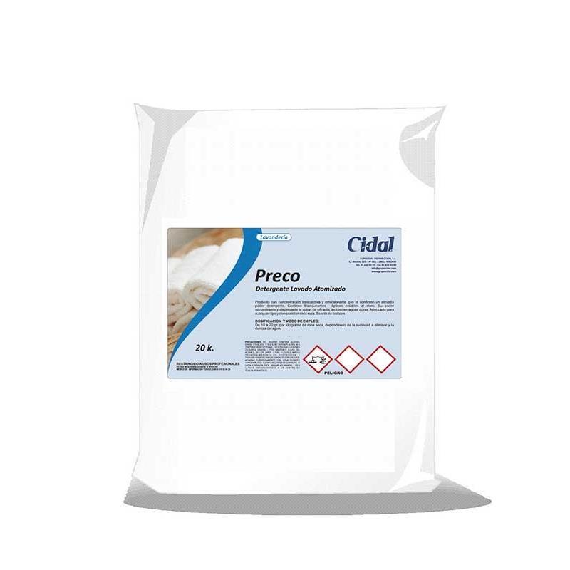 Detergente en polvo atomizado Cidal Preco 20Kg