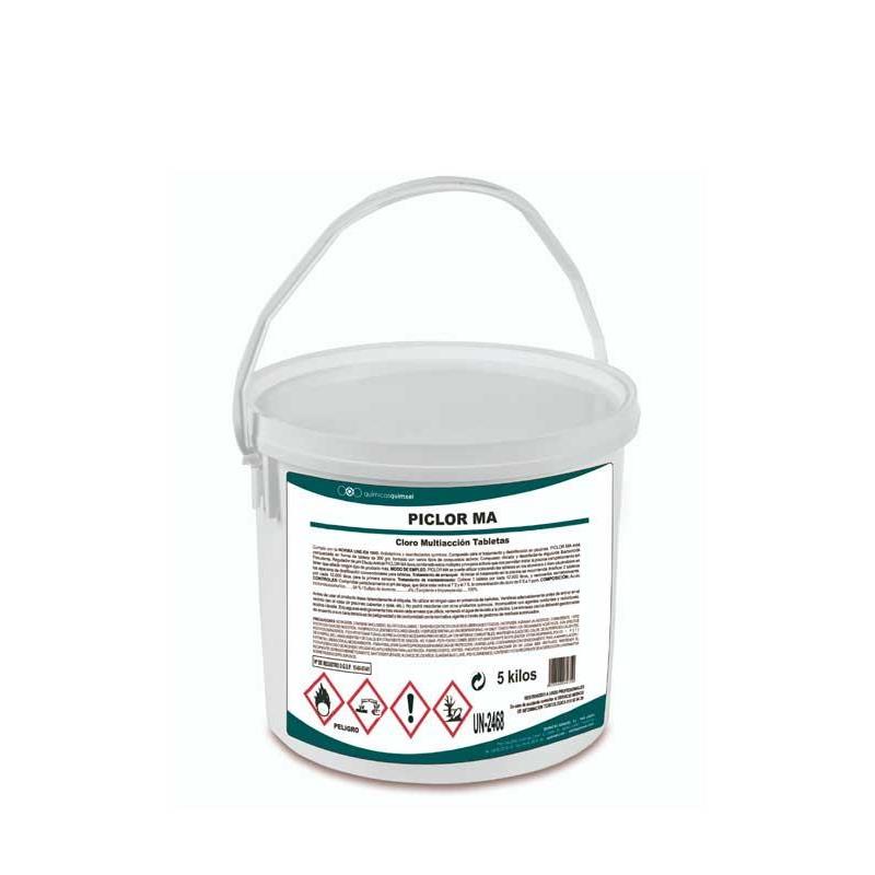 Cloro multiacción tabletas Quimxel Piclor MA 5kg
