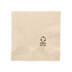 Servilleta papel reciclado  20x20 cm 4800 uds