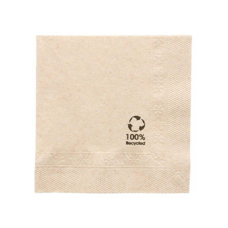 Servilleta papel reciclado  20x20 cm 4800 uds