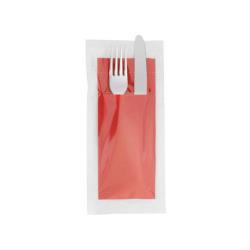 Servilleta cubiertos enfundada 40x32 Napoli 300uds