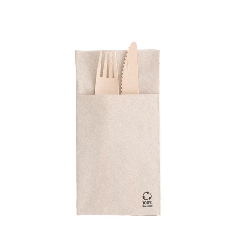 Servilletas ecolabel 40x40cm 1/8 1000uds