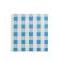 Mantel papel cuadros azules 100x100 300uds