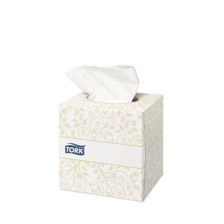 Pañuelos Faciales TorkExtrasuaves en Cubo Premium – Formato en Cubo, Suaves y Ecológicos