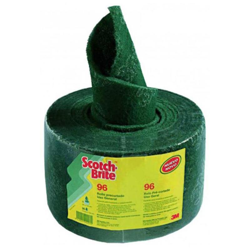 Estropajo fibra verde en rollo Scotch-brite 6m