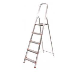 Escalera de aluminio 5 peldaños Lytec