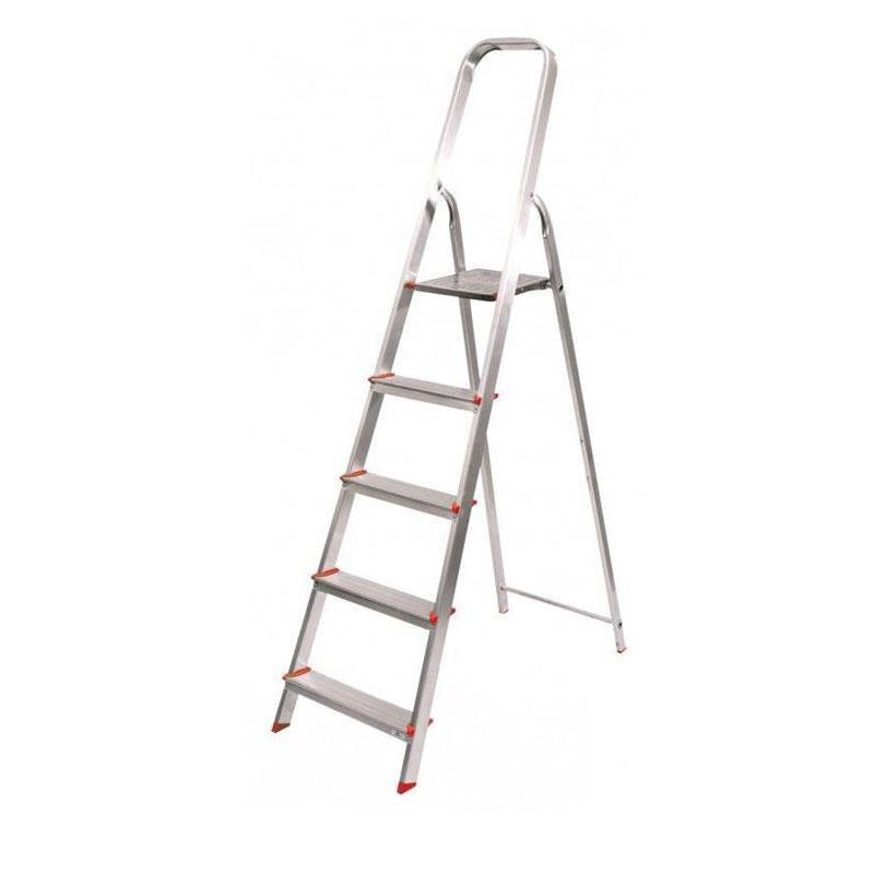 Escalera de aluminio 5 peldaños Lytec