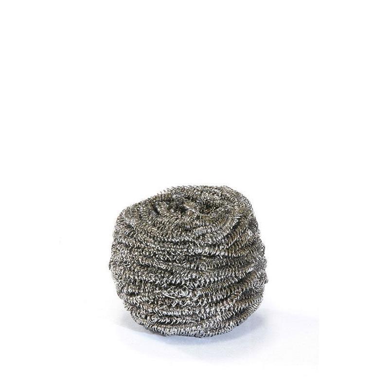 Estropajo de acero inoxidable en espiral de 40gr. 100% acero inox