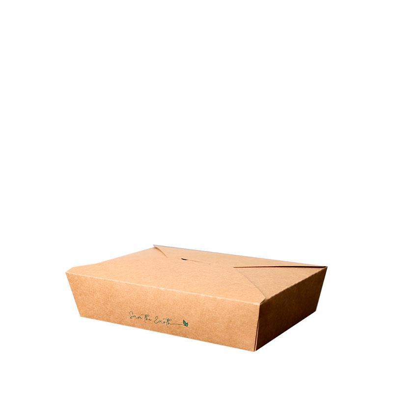 Caja comida take away Kraft 1400ml 300uds