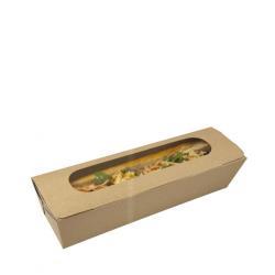 Envase take away bocadillo con ventana 125uds