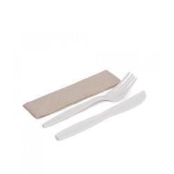 Set cuchillo/ tenedor maíz y servilleta 500uds