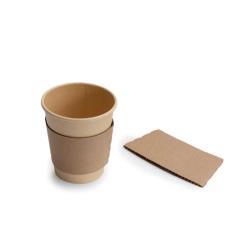 Funda aislante de cartón para vaso240ml/8oz