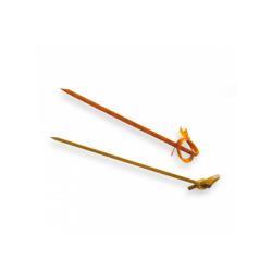 Picks lazo bambú para alimentos 6cm 100uds