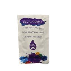 Sobre Gel+Champú 10 ml Just For you 1000uds