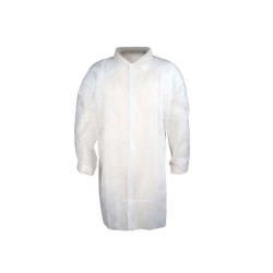 Bata industrial polipropileno blanca