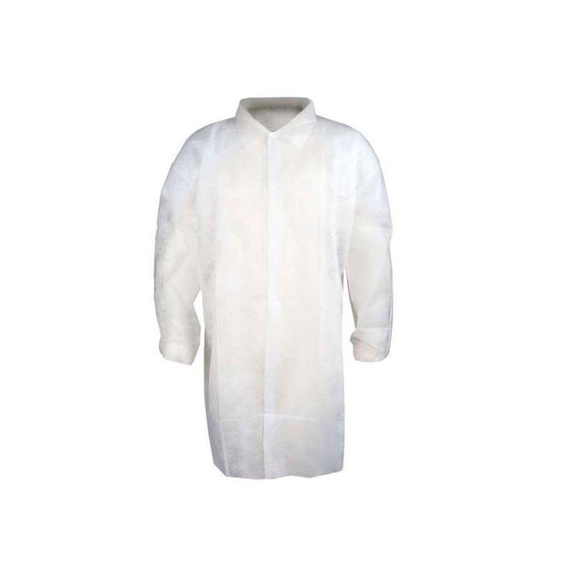 Bata industrial polipropileno blanca