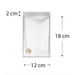 Bolsas de Polietileno con Autocierre 12x18 cm – Galga 160 – 1.000 Unidades