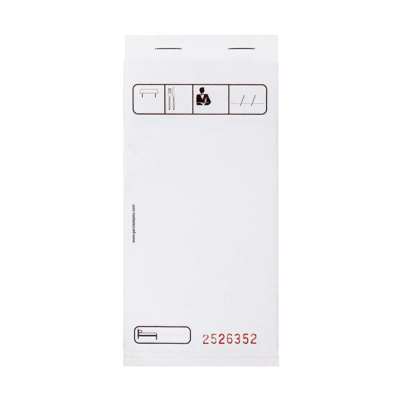 Bloc comanda estándar autocopia 7.5x15cm. 10uds