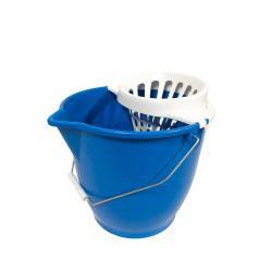 Cubo redondo con escurridor 14L 1ud