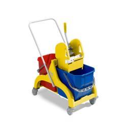 Carro de limpieza TTS Nick Tec asa Rilsan 2x25L