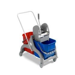 Carro de limpieza TTS Nick Tec asa Rilsan 2x25L