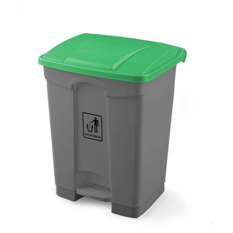 Contenedor Lytec con pedal 45L + Tapa verde 1ud