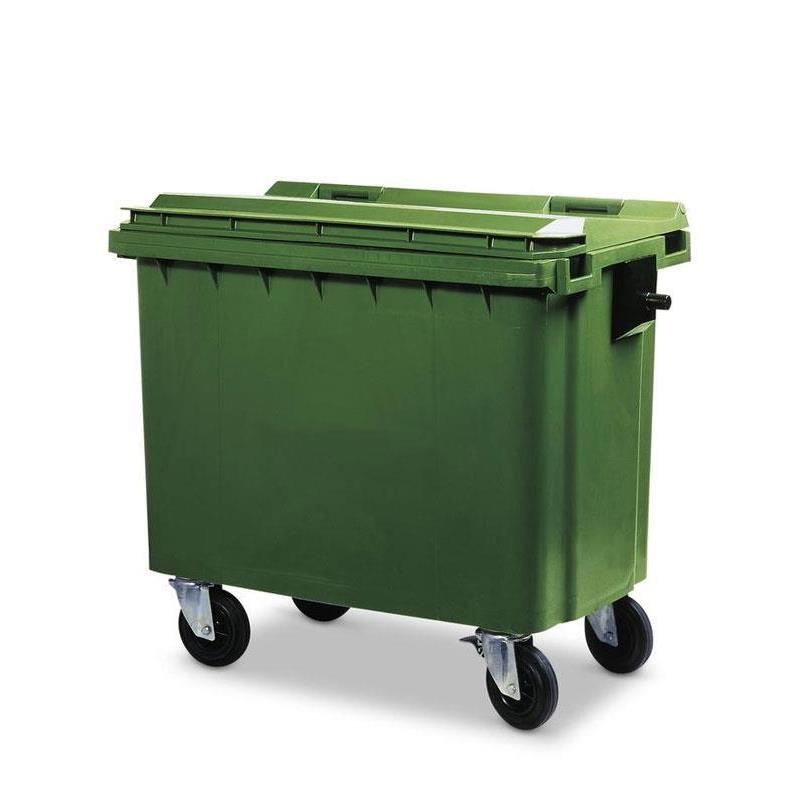 Contenedor industrial Maya 4 ruedas 800L