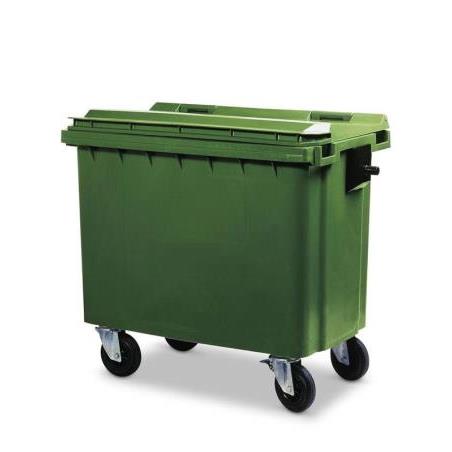 Contenedor industrial Maya 4 ruedas 800L