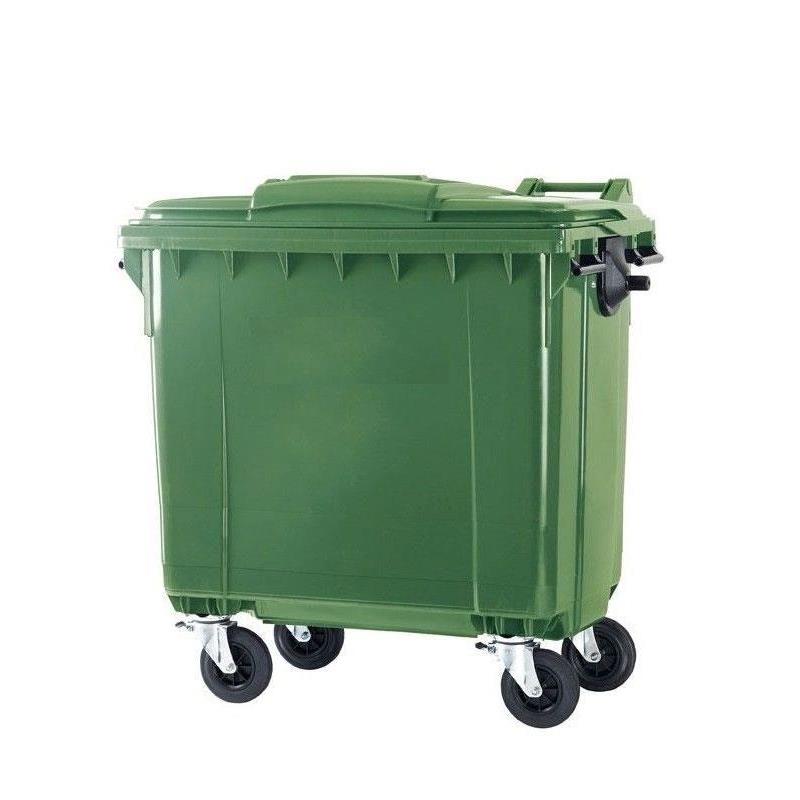 Contenedor industrial Maya 4 ruedas 1100L