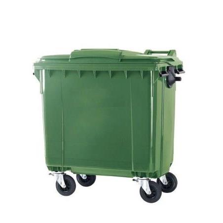 Contenedor industrial Maya 4 ruedas 1100L