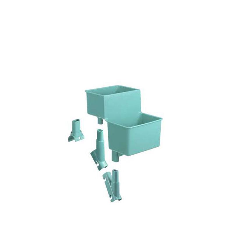 Kit Portacubos 4 L para Asa en "U" - Perfecto para el Carro de Limpieza TTS Nick Star 25