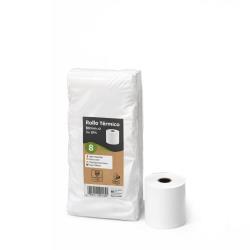Rollo papel Térmico 80x80 mm – Mandril 12 mm Sin BPA | 8UDS