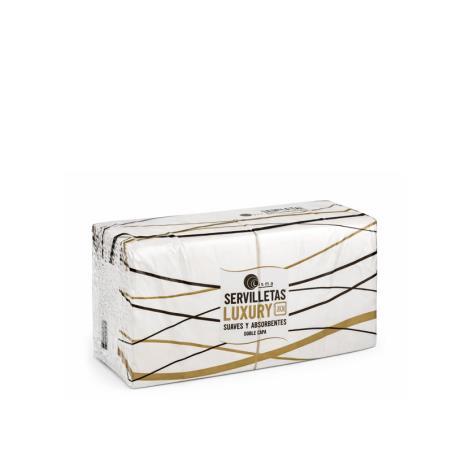 Servilleta cocktail 20x20 PP blanca | 3200 uds